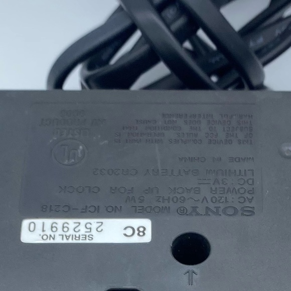 Sony Dream Machine Model No. ICF-C218 Alarm Clock Radio - Picture 5 of 6